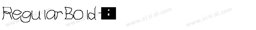 Regular Bold字体转换